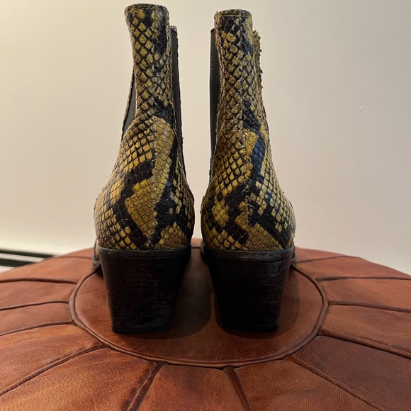 Snakeskin Ankle Boots - Picture 5 of 7